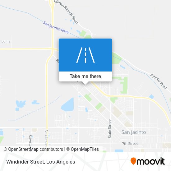 Windrider Street map