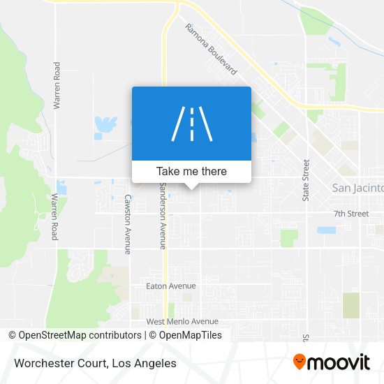 Worchester Court map