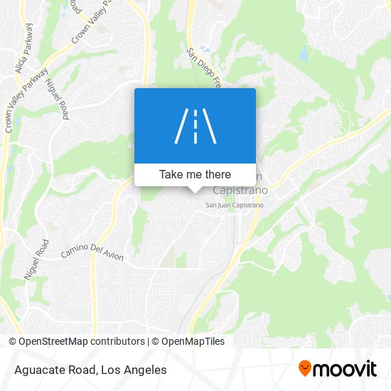 Aguacate Road map