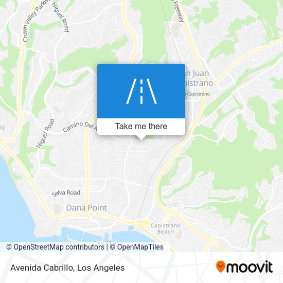 Mapa de Avenida Cabrillo