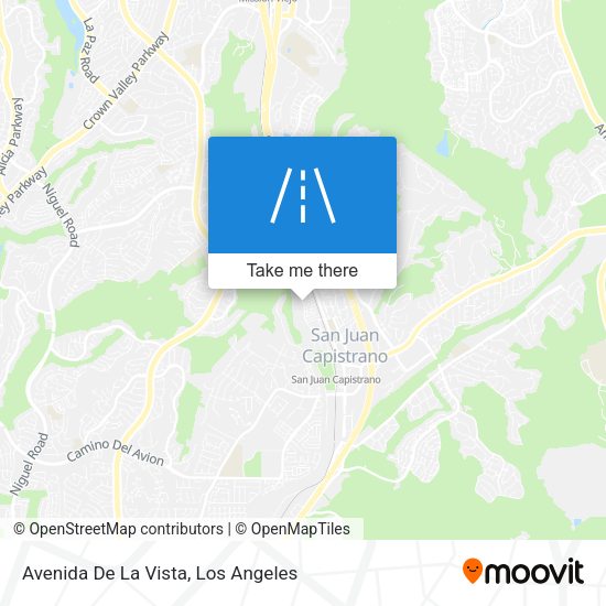 Avenida De La Vista map