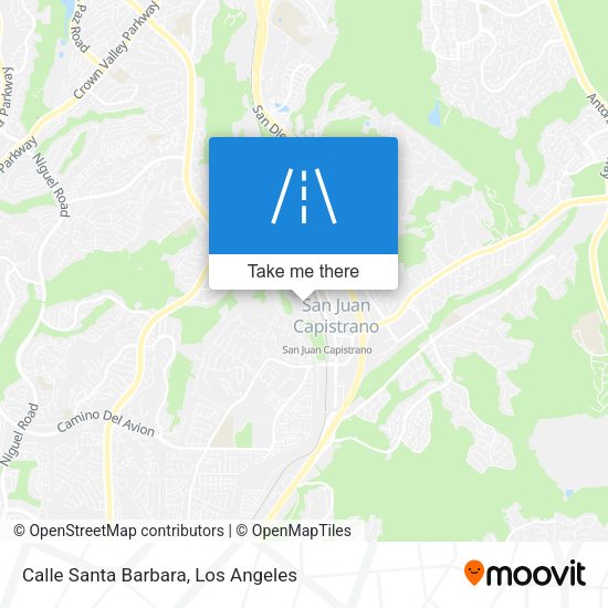 Calle Santa Barbara map