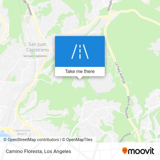 Camino Floresta map