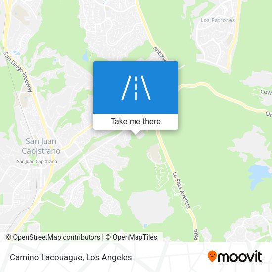 Camino Lacouague map