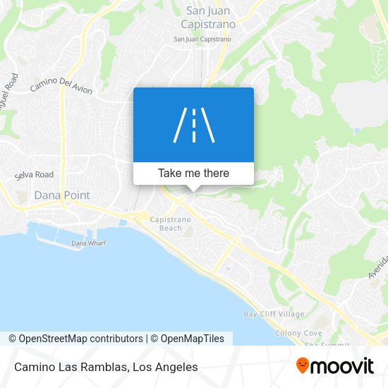 Camino Las Ramblas map