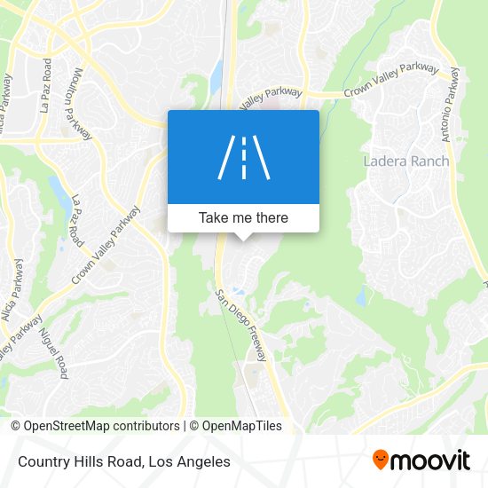 Mapa de Country Hills Road
