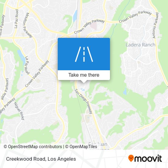 Mapa de Creekwood Road
