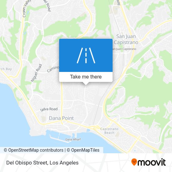 Mapa de Del Obispo Street