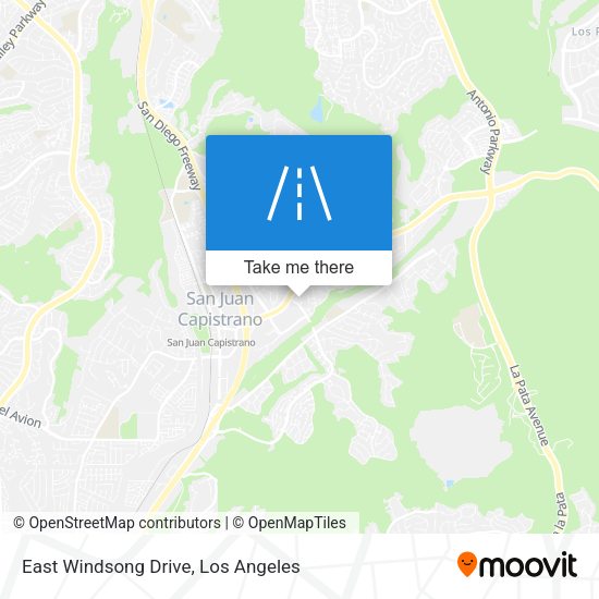 Mapa de East Windsong Drive
