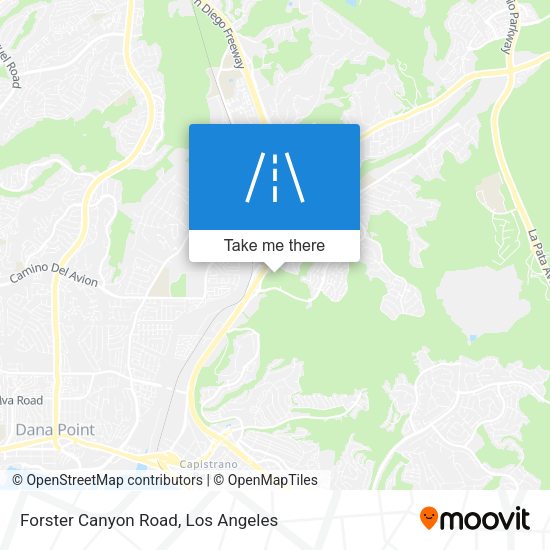 Forster Canyon Road map