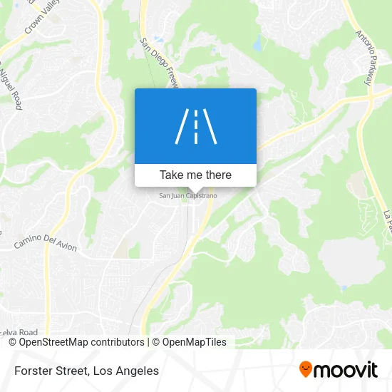 Forster Street map