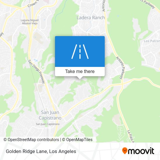 Mapa de Golden Ridge Lane
