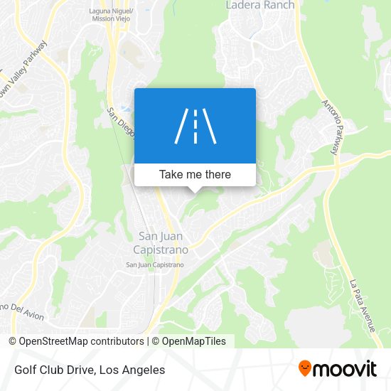 Mapa de Golf Club Drive
