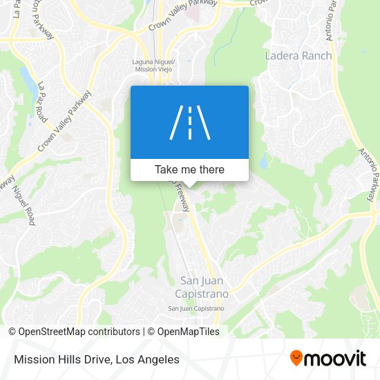 Mission Hills Drive map