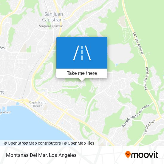 Mapa de Montanas Del Mar