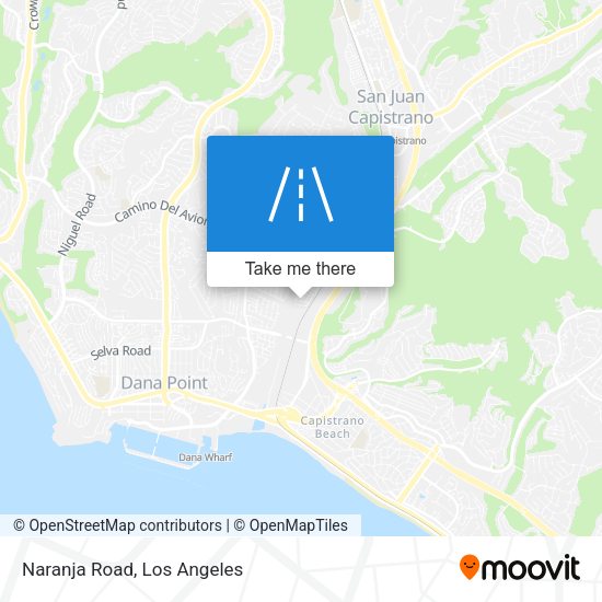 Mapa de Naranja Road