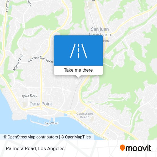 Mapa de Palmera Road