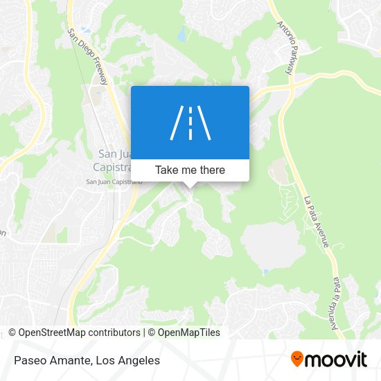 Mapa de Paseo Amante