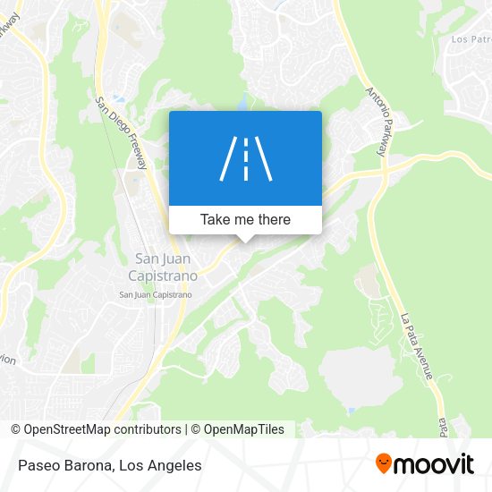 Mapa de Paseo Barona