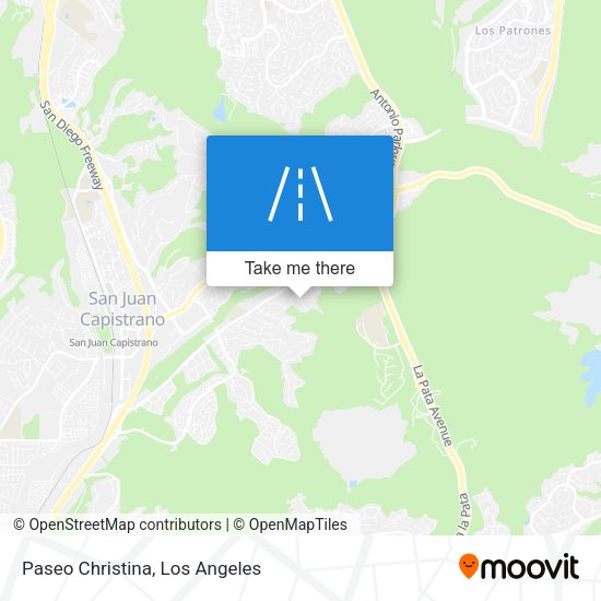 Paseo Christina map