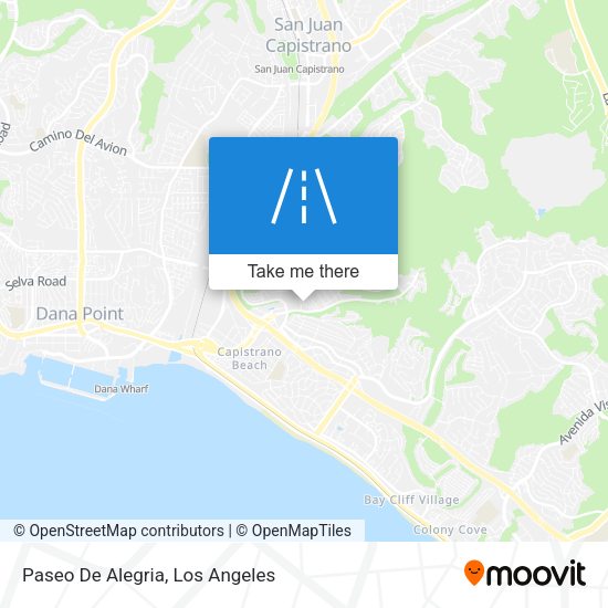 Paseo De Alegria map