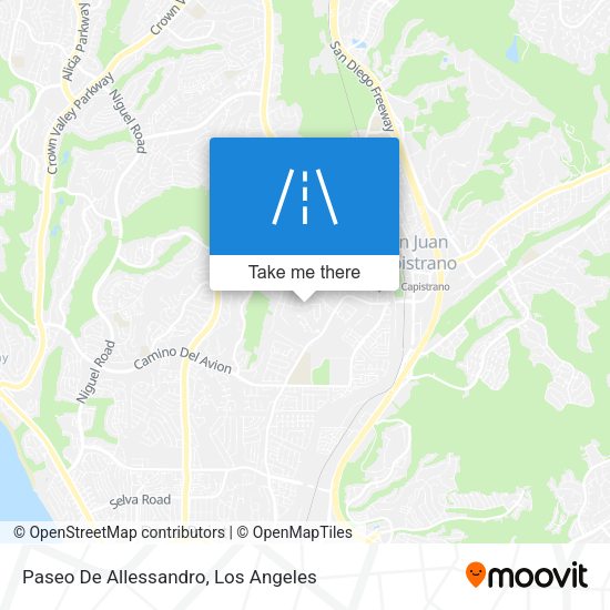 Paseo De Allessandro map