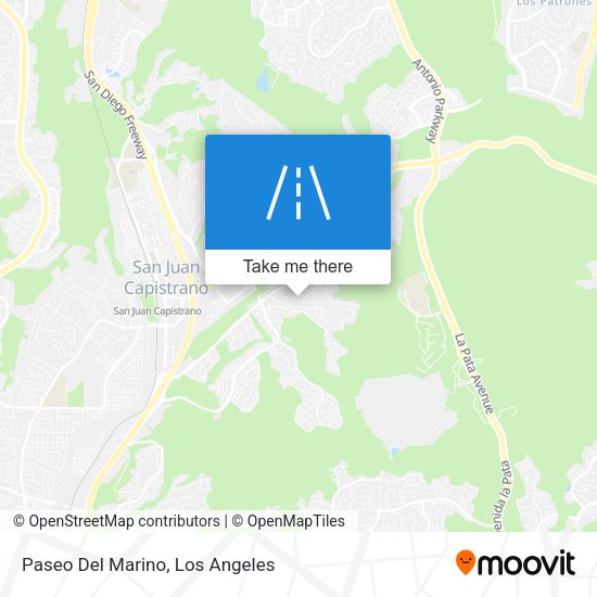 Paseo Del Marino map