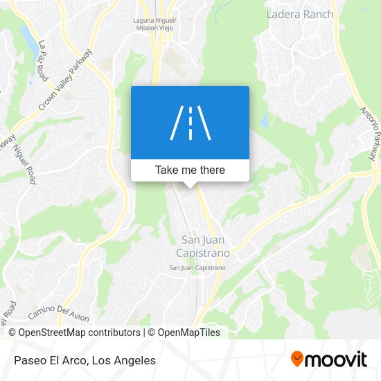 Mapa de Paseo El Arco