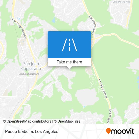 Mapa de Paseo Isabella