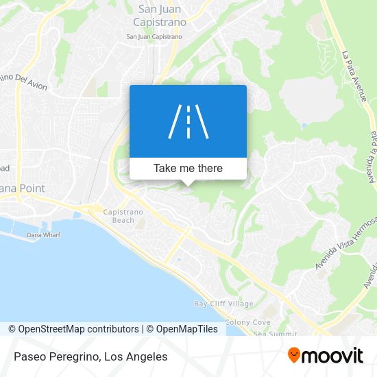Mapa de Paseo Peregrino