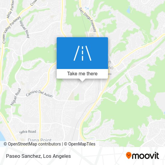 Mapa de Paseo Sanchez