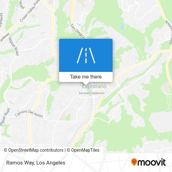 Ramos Way map