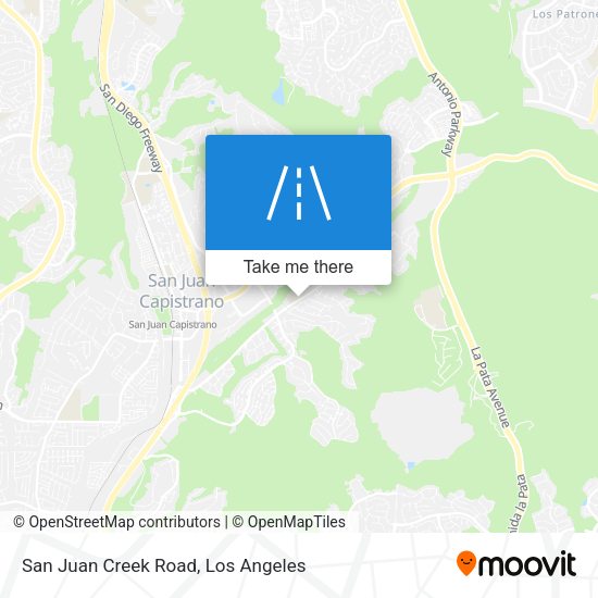 Mapa de San Juan Creek Road