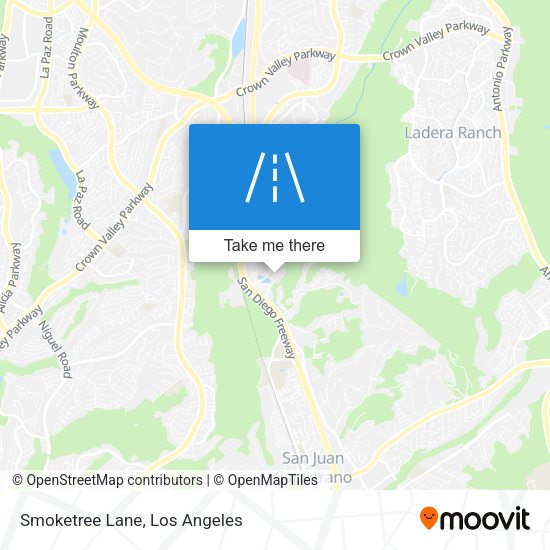Mapa de Smoketree Lane