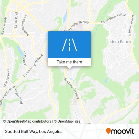 Spotted Bull Way map