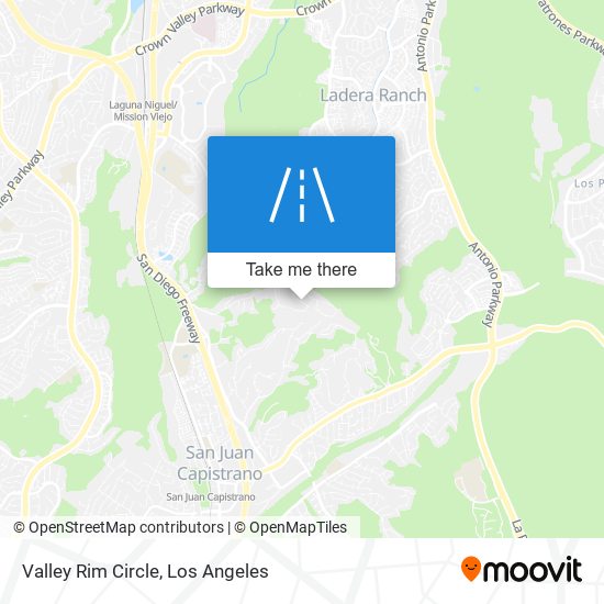 Mapa de Valley Rim Circle