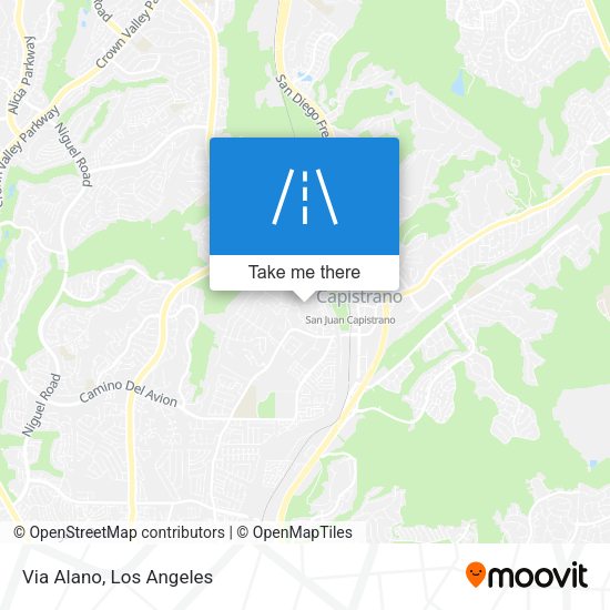 Mapa de Via Alano