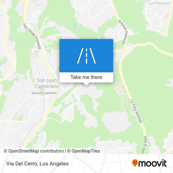Mapa de Via Del Cerro