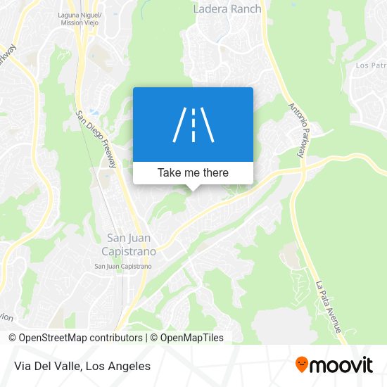 Mapa de Via Del Valle