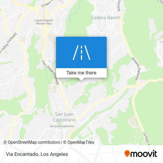 Mapa de Via Encantado