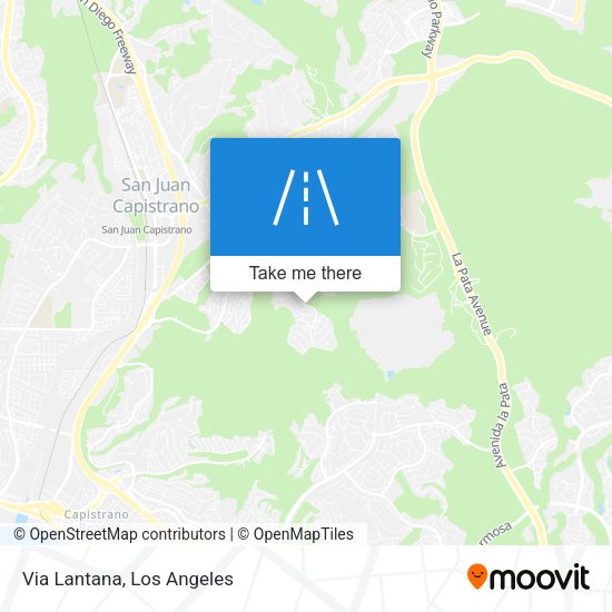 Mapa de Via Lantana
