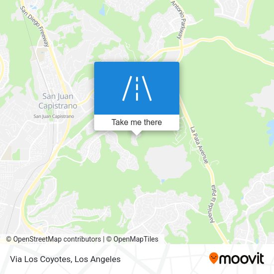 Mapa de Via Los Coyotes