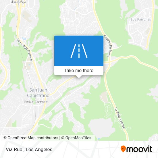 Mapa de Via Rubi