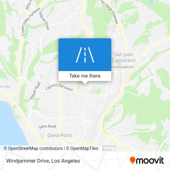 Windjammer Drive map