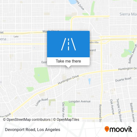 Mapa de Devonport Road