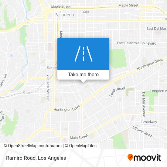Mapa de Ramiro Road