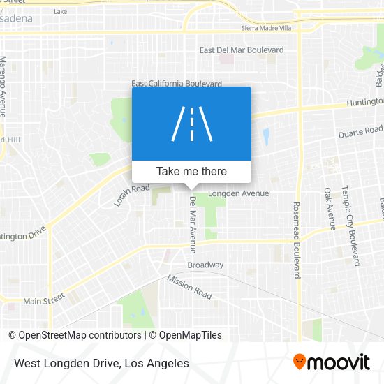 West Longden Drive map