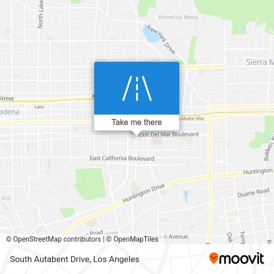 South Autabent Drive map