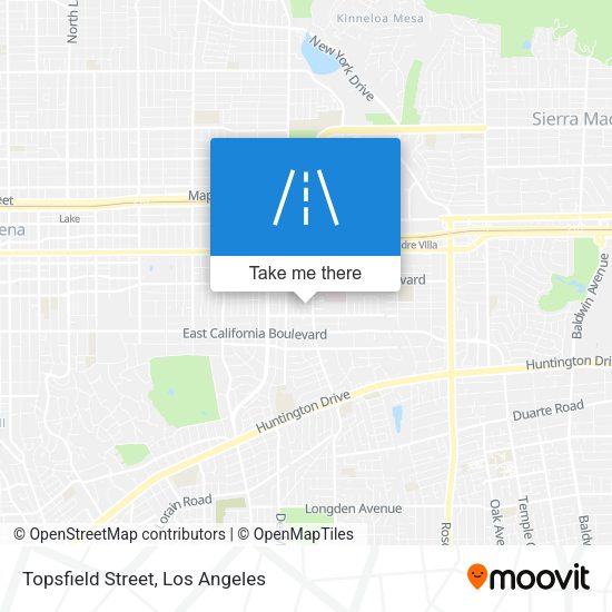 Mapa de Topsfield Street