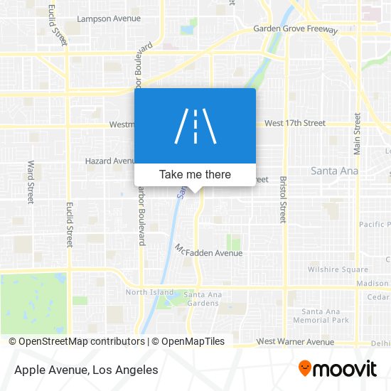 Apple Avenue map